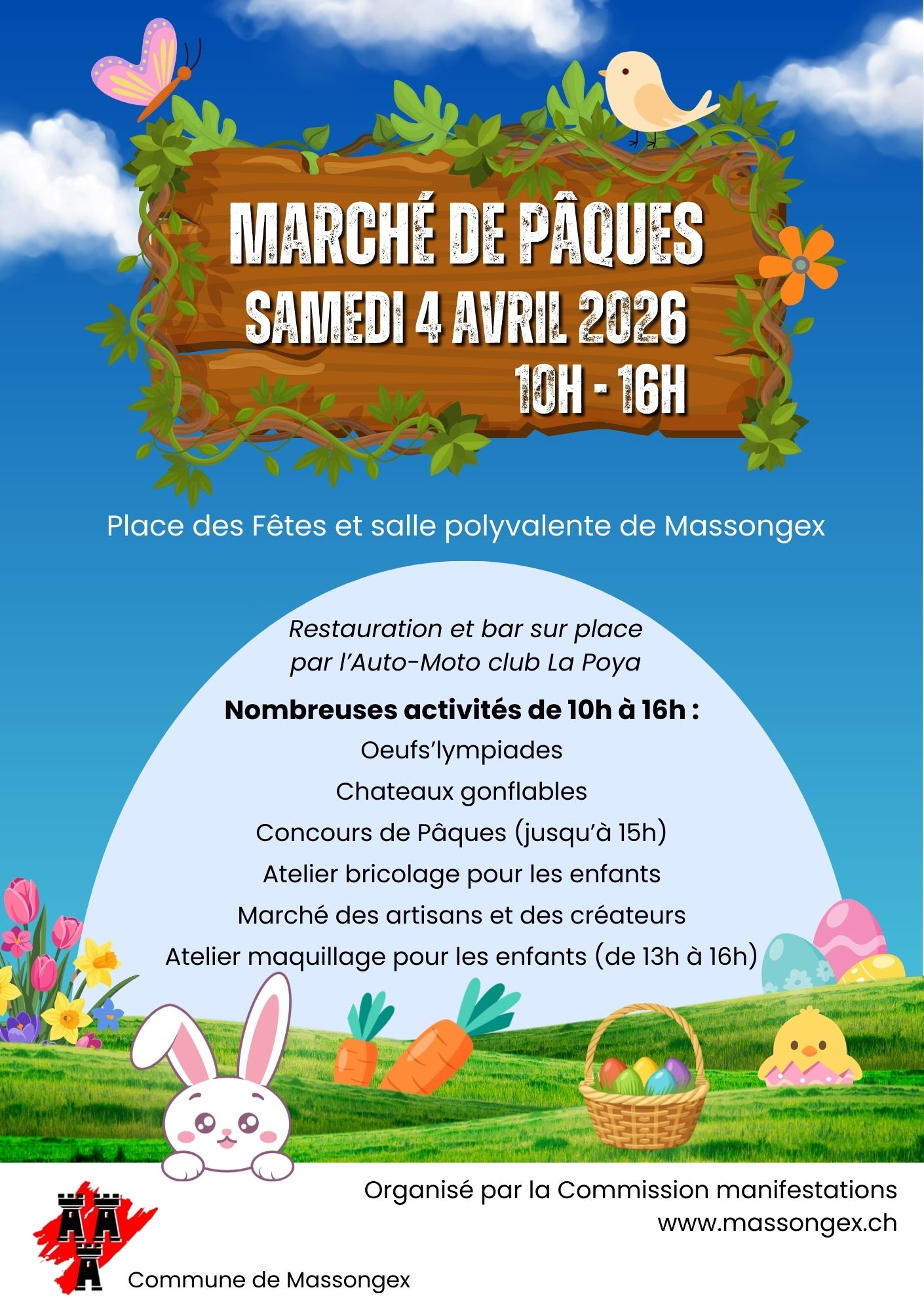 Marché de Pâques 2026 à Massongex