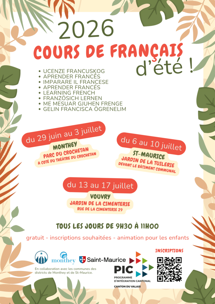 Cours de français d'été 2026