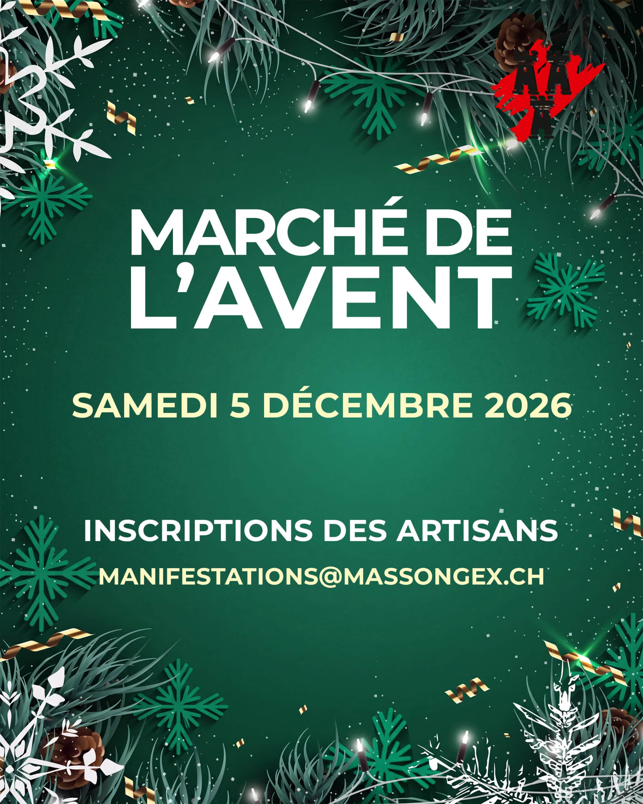 Marché de l'Avent à Massongex